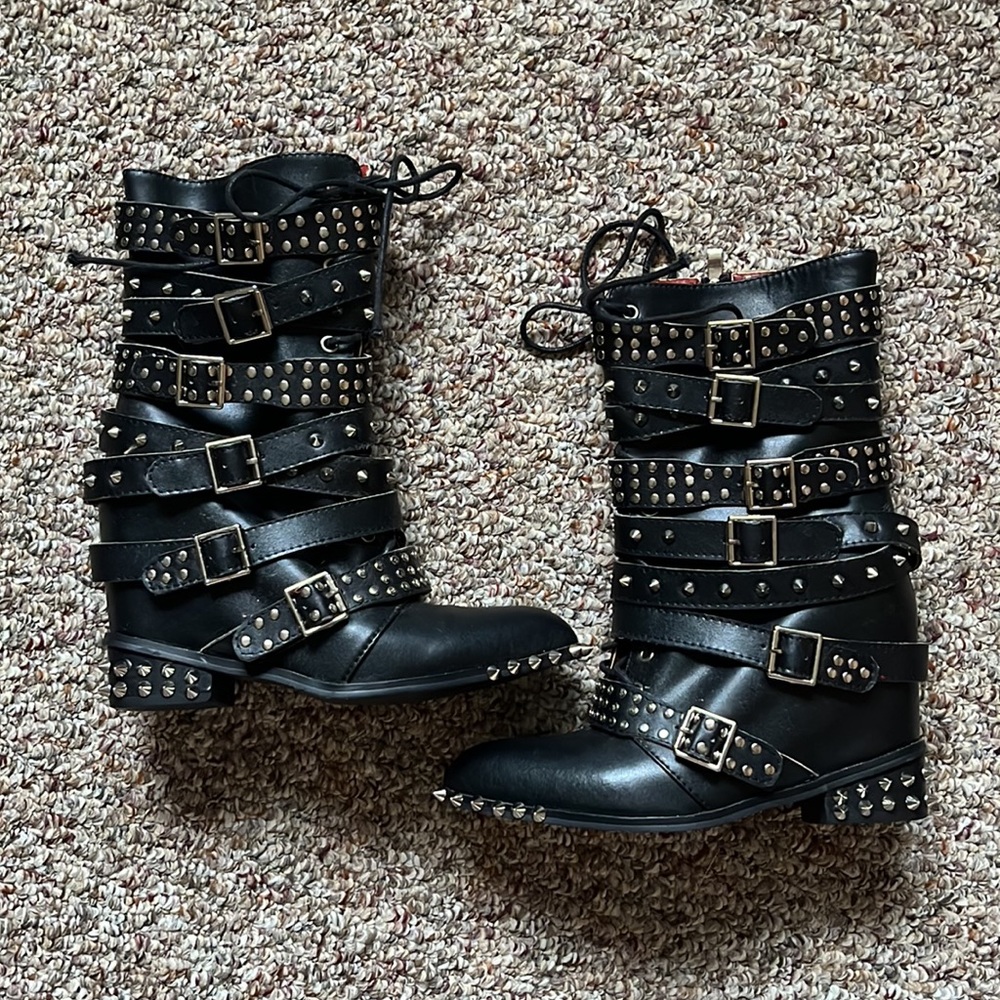 Jeffrey Campbell studded boots size 8.5